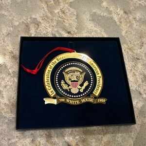 Christmas Historical Bicentennial White House 1989 ornament